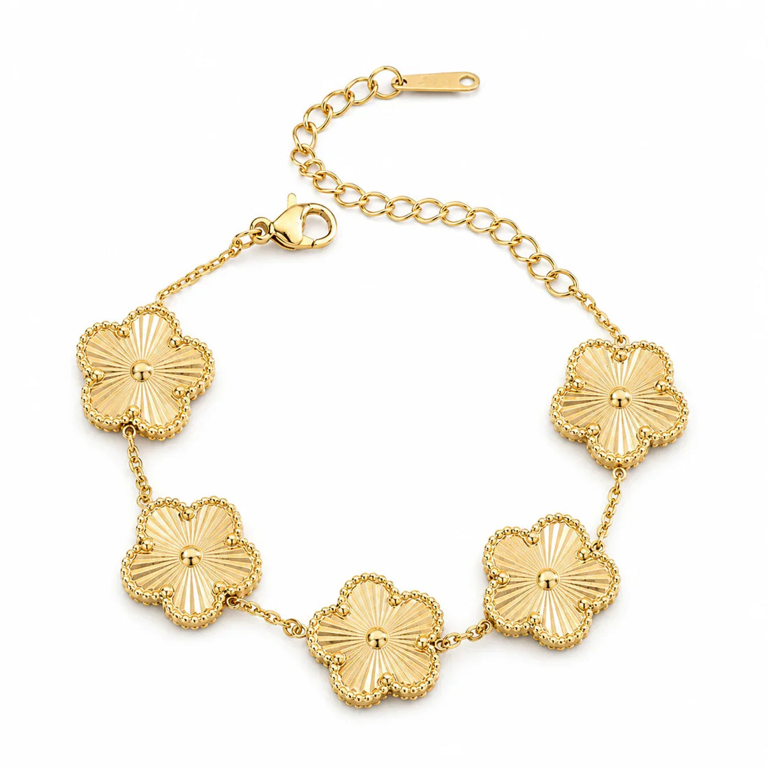 Pulseira Trevo Elegance Banhada a Ouro 18K